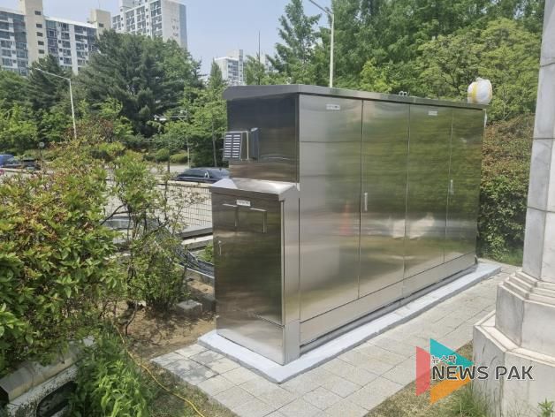 동안구 범계지하차도(수배전반 지상 이전 모습)