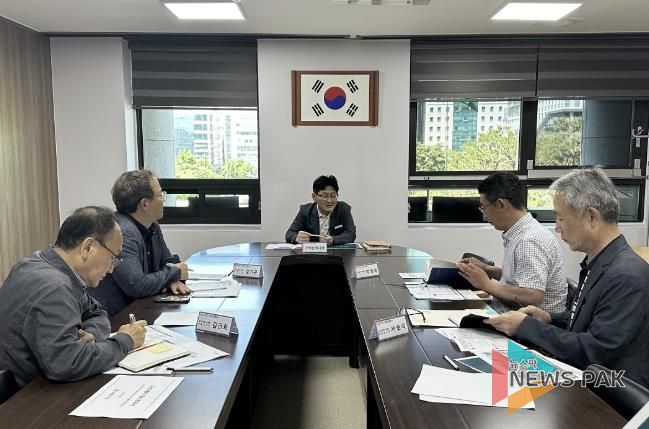 공사장 안전점검 회의