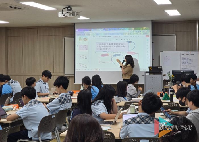 수원교육지원청, 하이러닝 및 AIDT 연계 수업 공개…수원형 미래교실 본격화