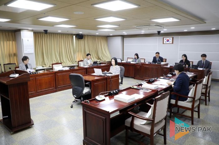 환경안전위원회 조례안 등 심사 (전경)