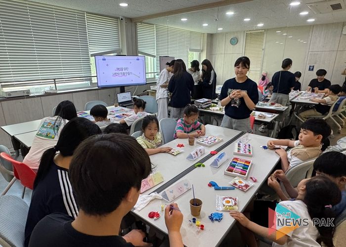 광정동청소년문화의집 청소년동아리 ‘힐링팔레트’, 청소년 주도형 재능나눔 활동 실현