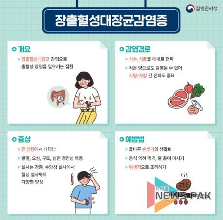 안양시보건소, 장출혈성대장균감염증 환자증가…주의 당부