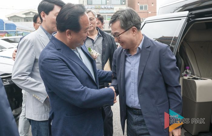 이권재 오산시장, 김동연 경기도지사 만나 경기도 특별조정교부금 지원 건의