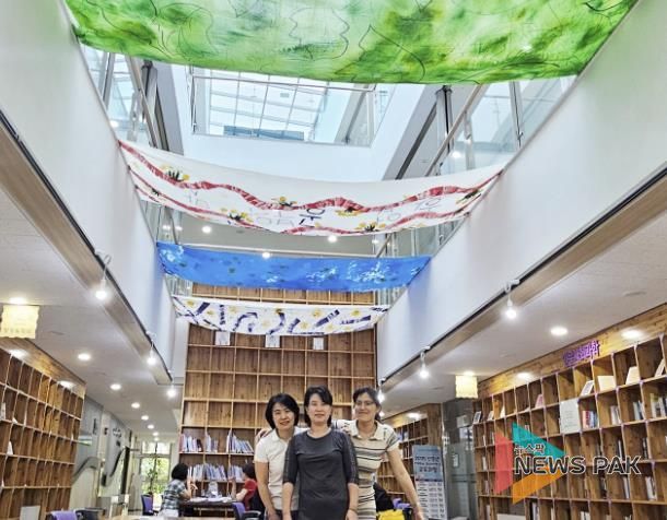 군포문화재단 군포시평생학습마을, 시민들의 재능나눔으로 군포시평생학습관 공간꾸밈 진행