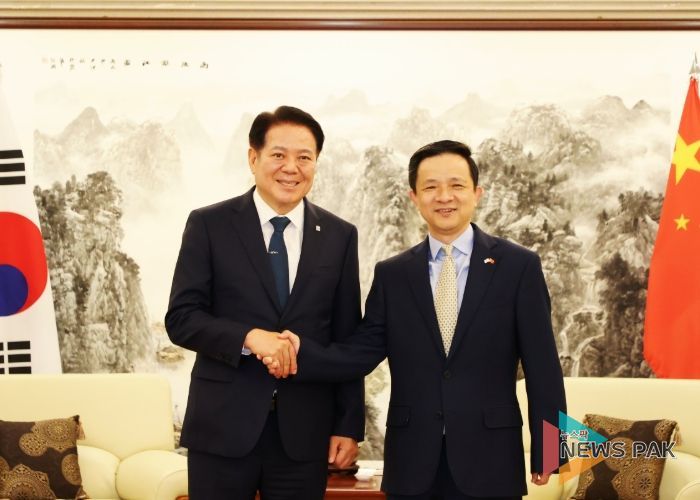 최대호 안양시장, 다이빙 주한 중국대사와 간담회