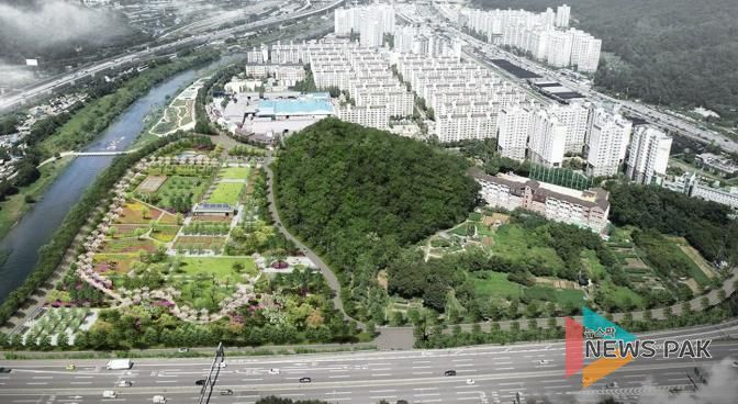 연현마을 공원조성사업 조감도