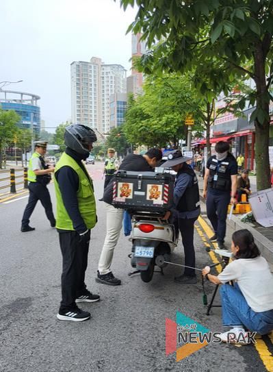오산시, 이륜자동차 소음 민원 해소 위한 수시점검 실시