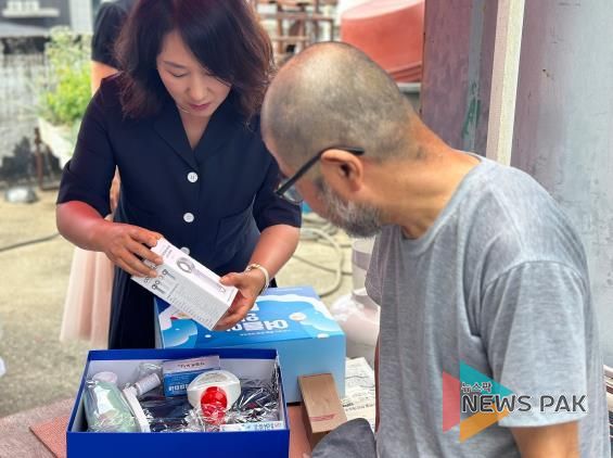 오산시 세마동, 폭염 대비 취약계층 주거 안전 점검 및 구호키트 지원