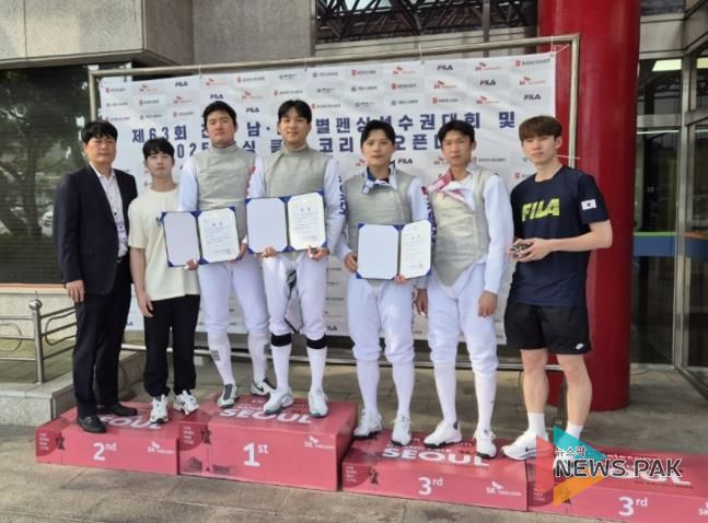 광주시청 펜싱팀, 전국 종별선수권대회서 개인·단체전 우수 성적…광주시 위상 드높여