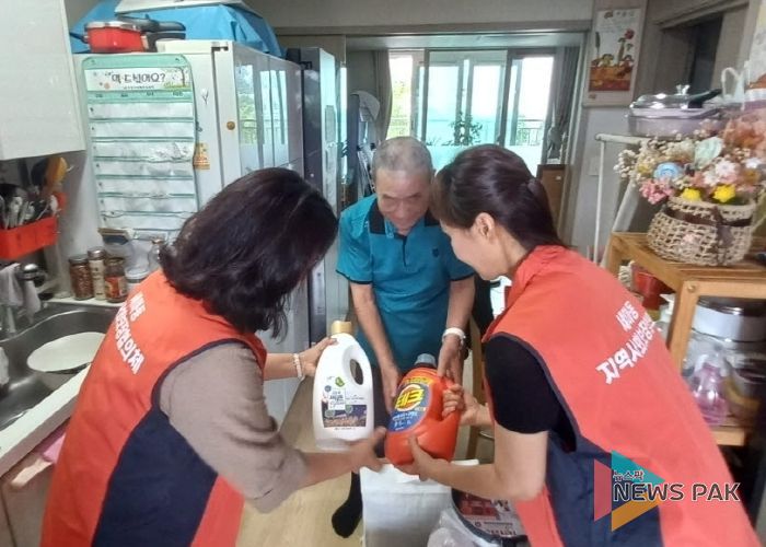 오산시 세마동, 사례관리 대상가구 여름나기 생필품 꾸러미 전달