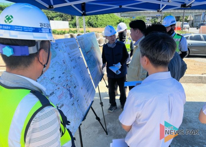 광주시, 폭염 속 주요 사업 현장 점검 실시