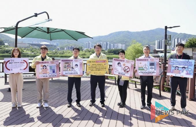 의왕시 안치권 부시장, 폭염 장기화에 따른 현장점검 실시