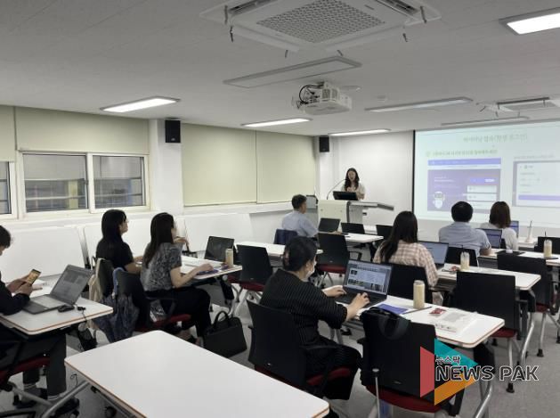 안성교육지원청, 중등 교원 교과별 하이러닝 활용 직무연수 운영