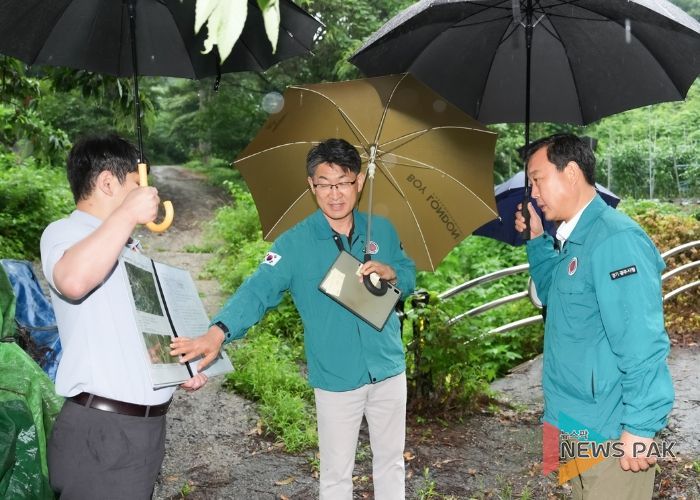 광주시, 집중호우 대비 재해위험지역 현장점검 실시