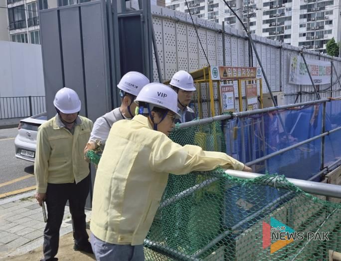 의왕도시공사, '대서'맞아 CEO 주관 폭염 대비 현장점검 실시