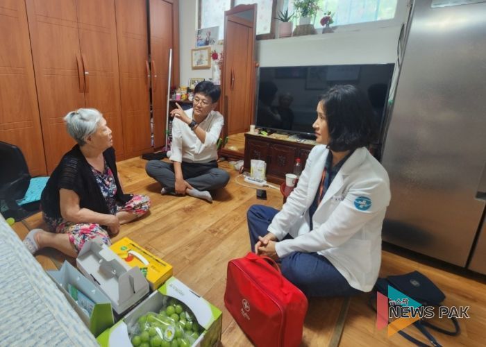 광주시, 폭염 속 건강 취약계층 가정 방문