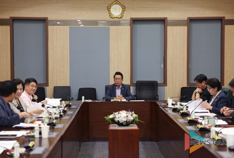 평택시의회, 8월 임시 의원간담회 개최