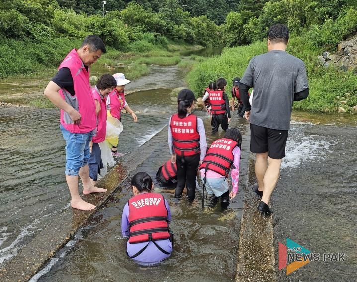 오산시 신장1동, 아동 대상 ‘애들아 놀러가자-자연아 놀자’ 농촌체험 프로그램 성료