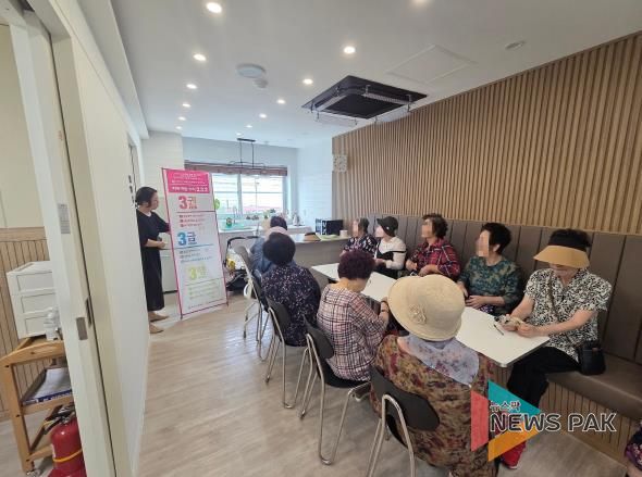 오산시치매안심센터, 노인 일자리 참여 어르신 100명 대상 치매조기검진 실시