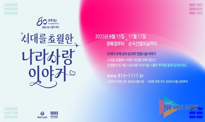 안성3.1운동기념관, 광복 80주년 기념 현충시설 스탬프 투어 참여