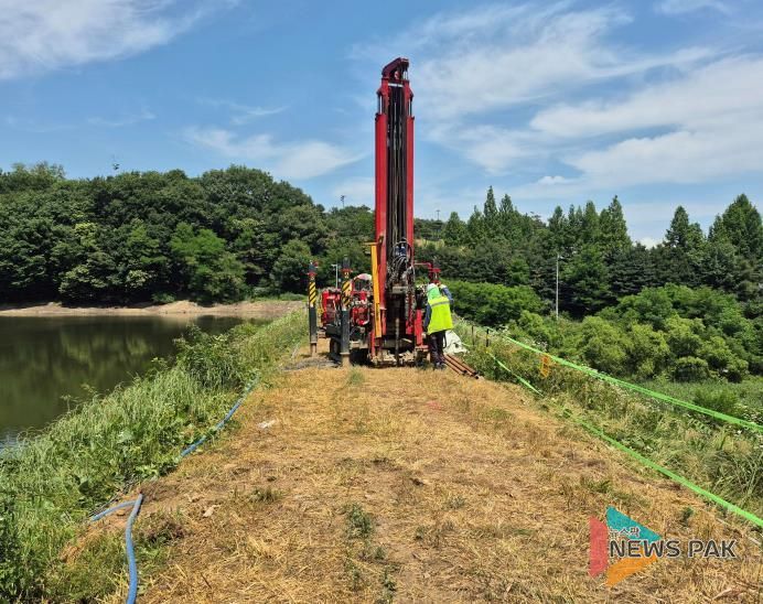 안성시 동항저수지 재해예방 기능보강공사 추진 주민생명과 재산보호