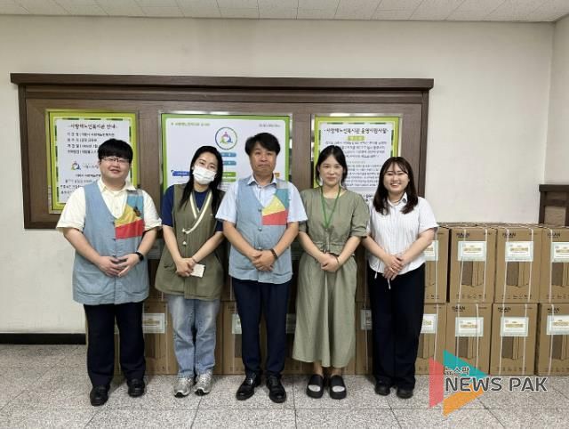 의왕시사회복지협의회, 복지 소외계층 50가구에 제습기 지원