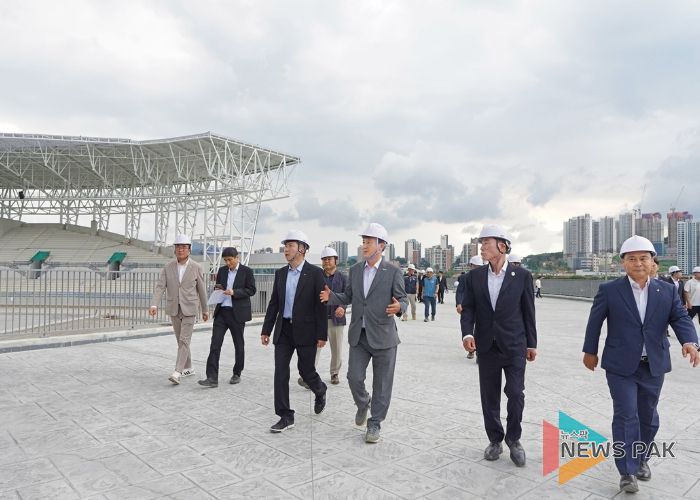 광주시 종합운동장 건립 현장 방문 및 경기도 종합체육대회 준비 점검