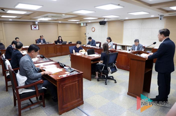 도시미래위원회 2025년도 주요업무 추진실적 보고 청취