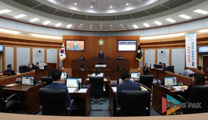 오산시의회, 제296회 임시회 개회