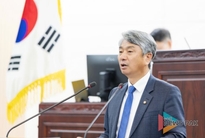 5분 발언하는 장철규 의원