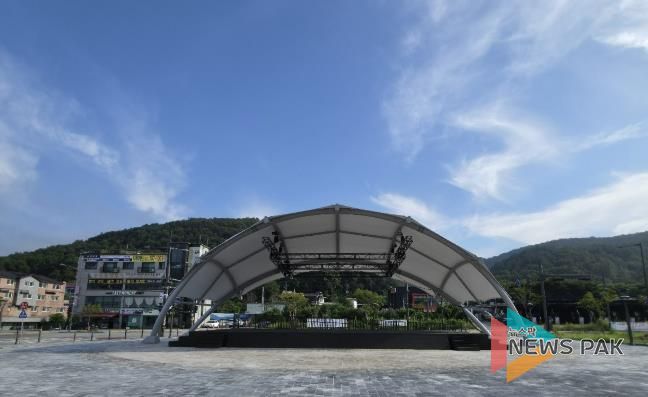 광주시, 곤지암역세권 광장 야외무대 준공·개방