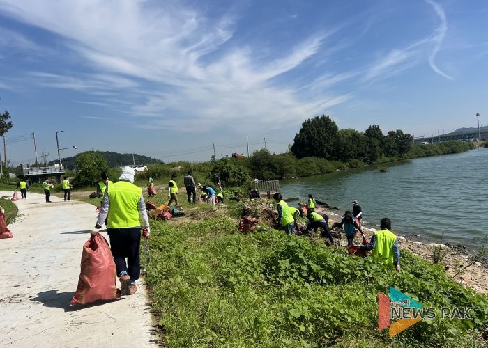 평택시, 평택호 합동 정화 활동 진행