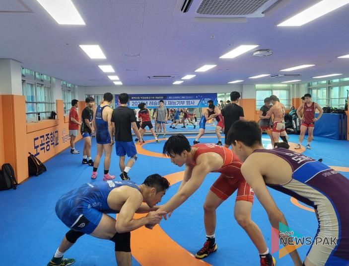 평택시청 레슬링팀, 청소년 대상 ‘레슬링 일일 교실’ 개최