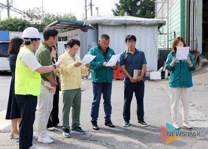 광명시의회 자치행정교육위원회, 공유재산관리계획안 심사 앞두고 현장점검