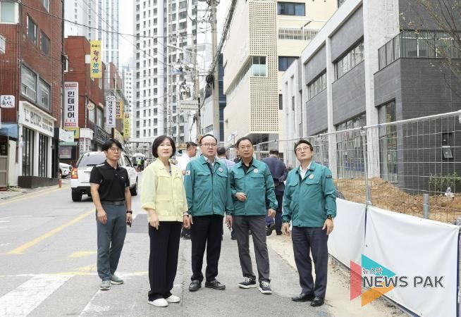 광명시의회 복지문화건설위원회, 광복로 지중화 공사 현장 점검