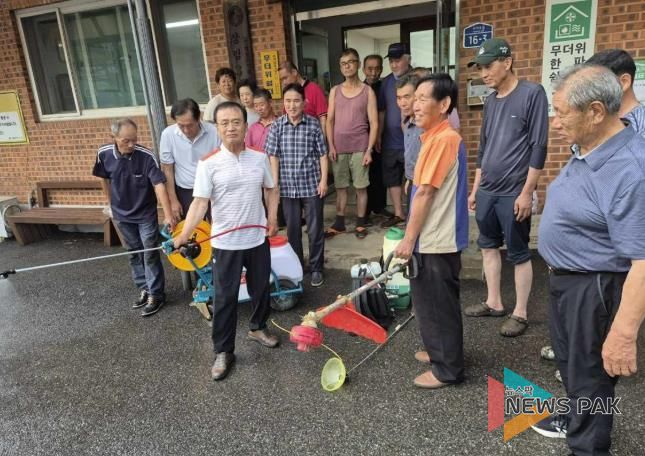 광주시농업기술센터, 농작업 안전편이장비 보급 시범 사업 추진