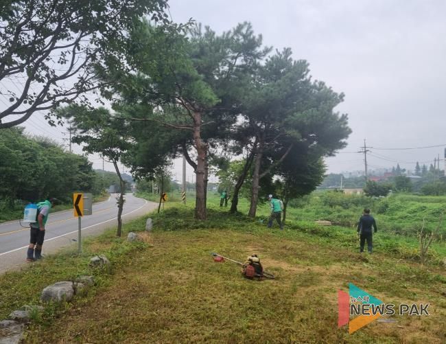 안성시 미양면 새마을지도자, 영청동 쌈지공원 환경정비로 쾌적한 휴식공간 조성