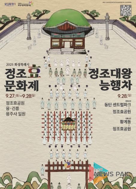 정조효문화제·정조대왕능행차 포스터