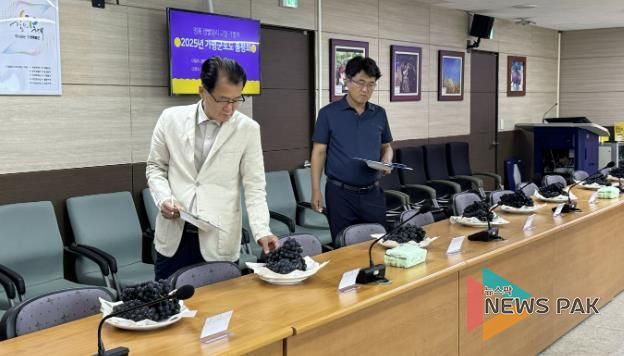 가평군, 명품 캠벨얼리 포도 품평회서 탑4 선발