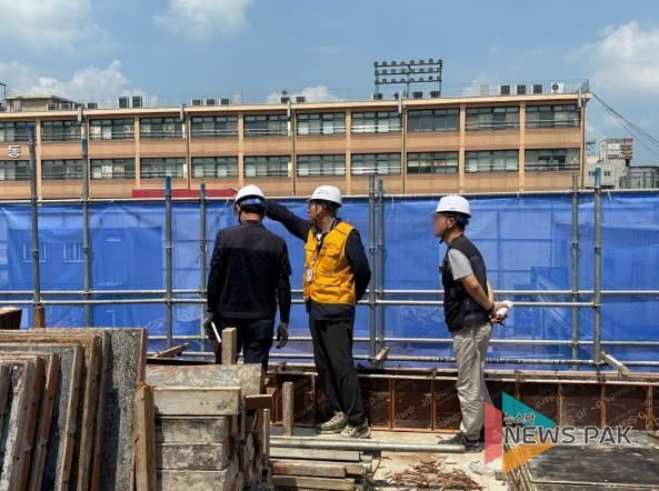 건설공사 시민감리단 점검 사진