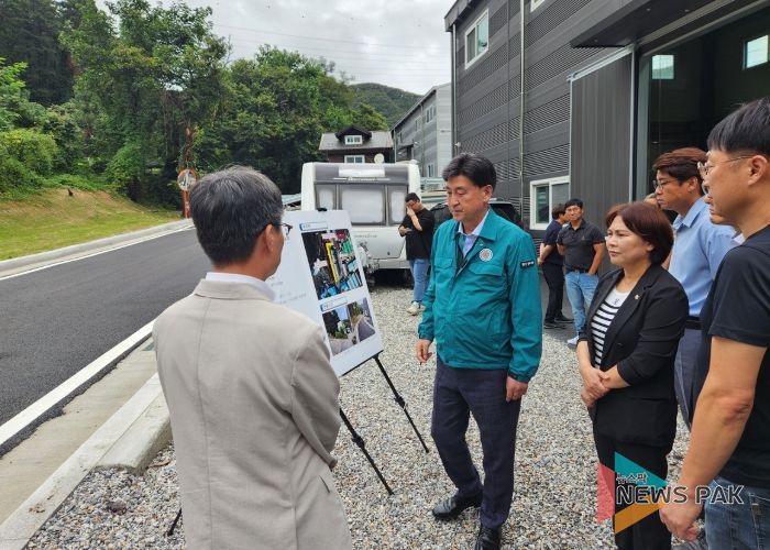 광주시, 문형동 마을안길 정비 공사 완료 및 개통식 개최
