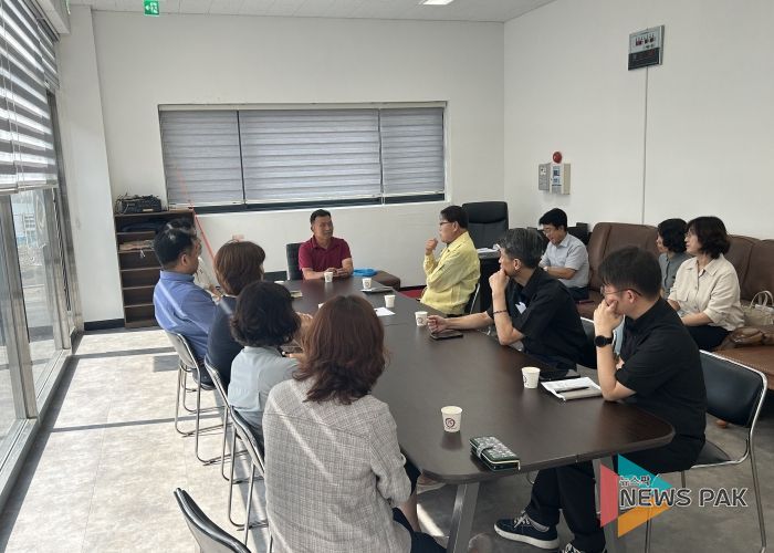 평택시 안중출장소 간부 공무원, 지역 주요 관광거점 현장 방문