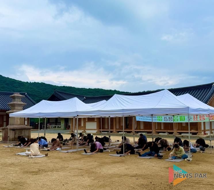 칠장사에서 학부모와 함께한 쉼표의 시간, '쉼플한 안성 2탄' 성료