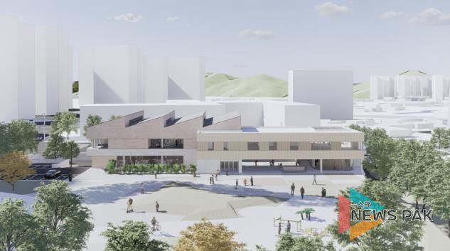 (가칭)봉담와우복합문화도서관 조감도