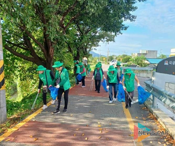 안성시 일죽면 기관사회단체협의회 환경정화 활동 펼쳐