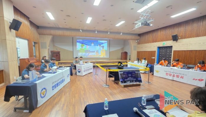 안양시 동안구보건소, 생물테러 대비 합동 모의훈련 실시