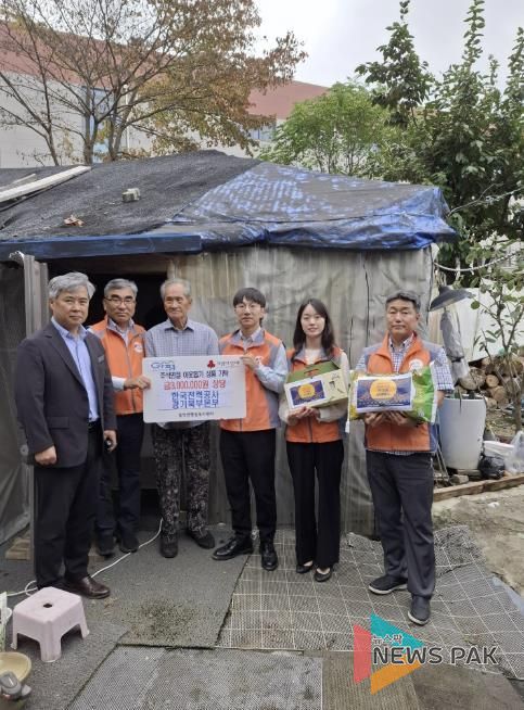 한전 경기북부본부, 가평군 설악면에 성품‧성금 기탁