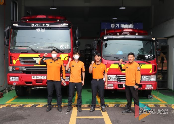 광명소방서, 펌뷸런스 신속 처치로 생명을 살리다!