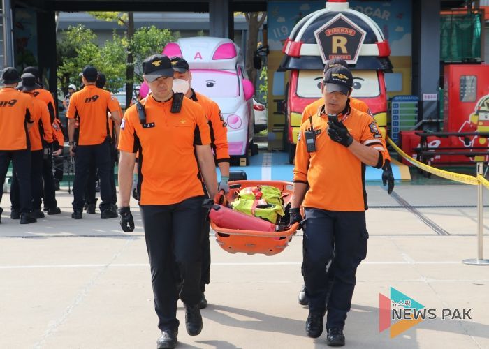 광명소방서, 대형재난 대비 통제단 불시훈련으로 대응 역량 강화