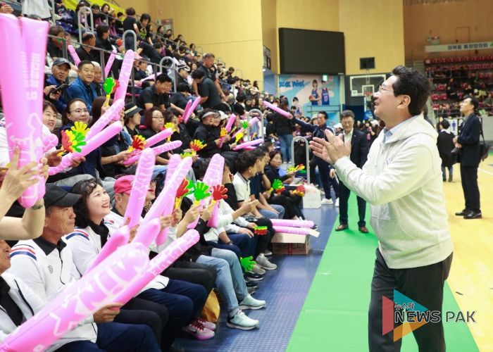 이상일 용인특례시장은 1일 39개 읍면동 통리장 한마음 체육대회에 참석했다